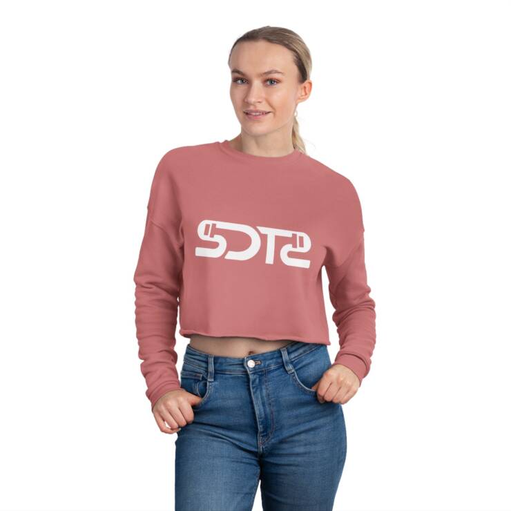 Women's Cropped Sweatshirt - Image 4