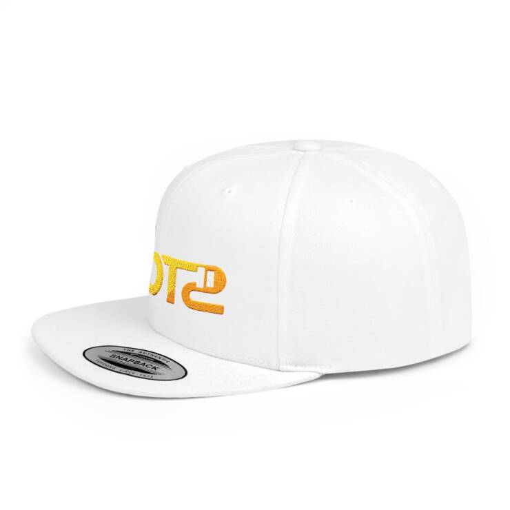 Embroidered Flat Bill Snapback - Image 15