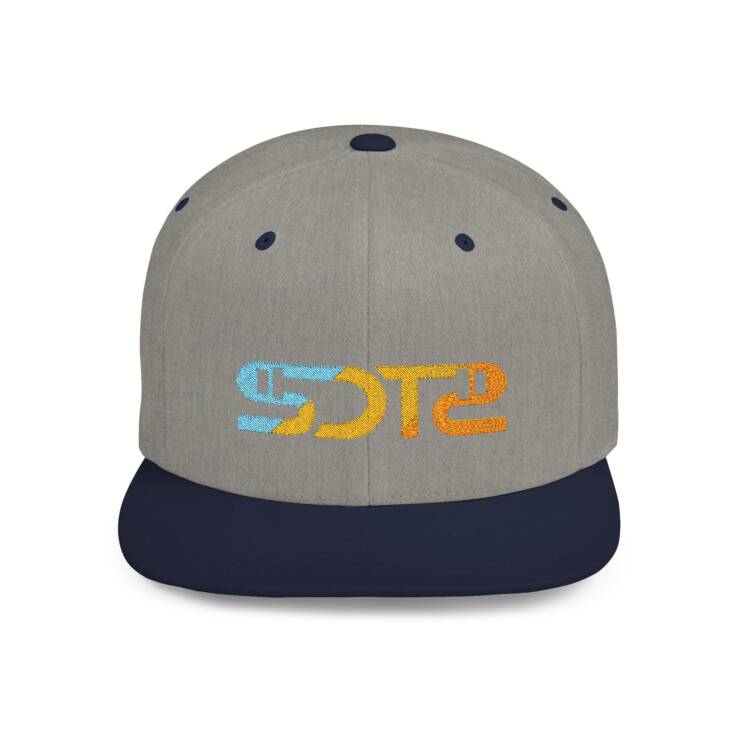 Embroidered Flat Bill Snapback - Image 10