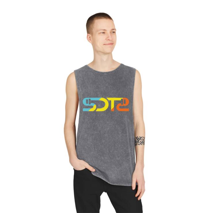 Unisex Stonewash Tank Top - Image 7