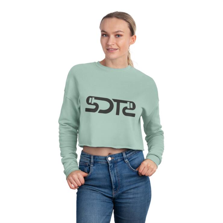 Women's Cropped Sweatshirt - Image 12