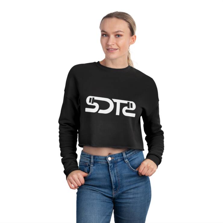 Women's Cropped Sweatshirt - Image 8