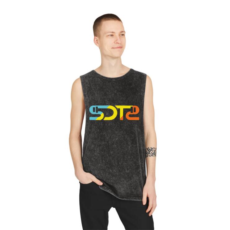 Unisex Stonewash Tank Top - Image 11