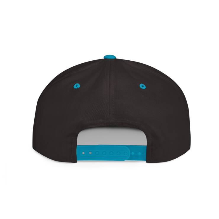 Embroidered Flat Bill Snapback - Image 2